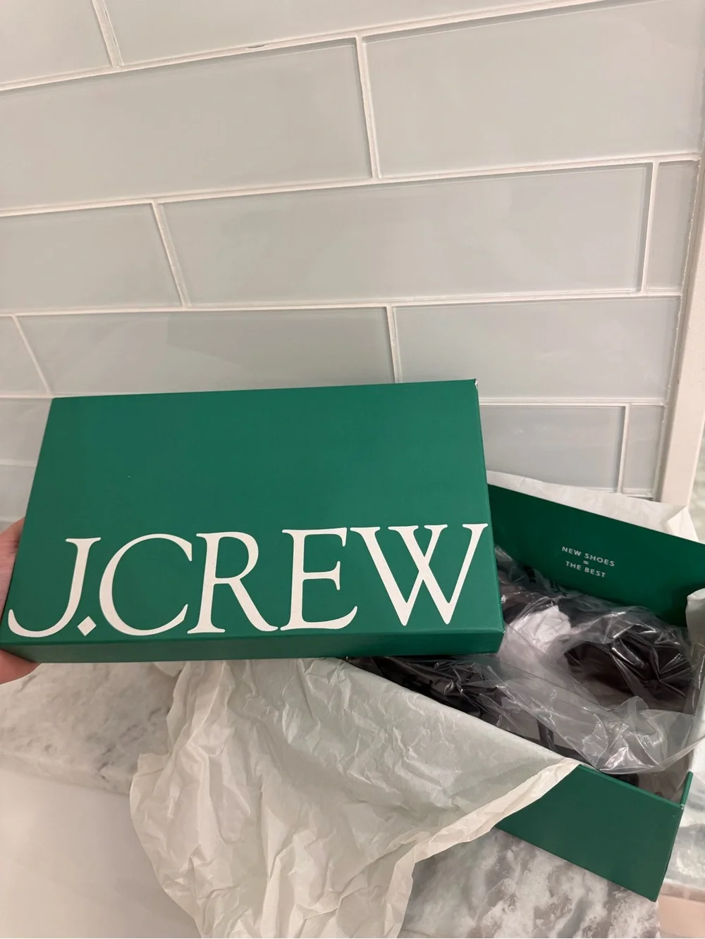 NWT JCrew Audrey Jelly and Leather Thong Sandals in size 7.5